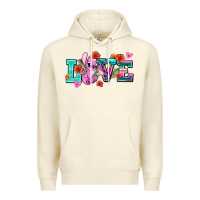 Sandshell love stitch Premium Hoodie - AdoDesignShop