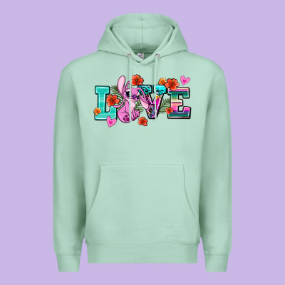 Love Stitch Premium Hoodie Designed By Adodesignshop
