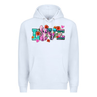 White love stitch Premium Hoodie - AdoDesignShop
