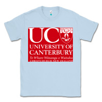 Dusty Blue university canterbury Classic Tee - linhVisuals