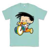 Seafoam bobby on his bike   bobbys world Classic Tee - linhVisuals