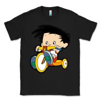 Black bobby on his bike   bobbys world Classic Tee - linhVisuals