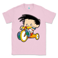 Bubblegum Pink bobby on his bike   bobbys world Classic Tee - linhVisuals