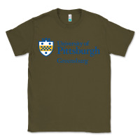 Army Green University of Pittsburgh at Greensburg, Classic Tee - linhVisuals