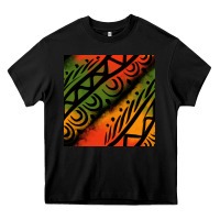 Black african tribal seamless pattern Heavy Core Tee - BundleAndBundleShop