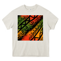Cream african tribal seamless pattern Heavy Core Tee - BundleAndBundleShop