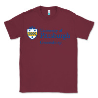 Burgundy University of Pittsburgh at Greensburg, Classic Tee - linhVisuals