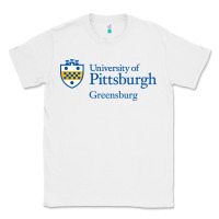 White University of Pittsburgh at Greensburg, Classic Tee - linhVisuals