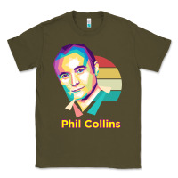 Army Green wpap phil collins rock Classic Tee - linhVisuals