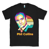 Black wpap phil collins rock Classic Tee - linhVisuals