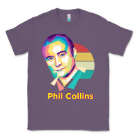 Lavender wpap phil collins rock Classic Tee - linhVisuals