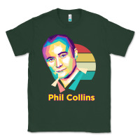 Sports Green wpap phil collins rock Classic Tee - linhVisuals