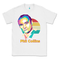 White wpap phil collins rock Classic Tee - linhVisuals