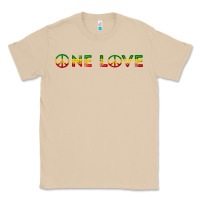 One Love Rasta Reggae Music Rastafarian Lover Jamaica Peace T Shirt Classic Tee | Teevron