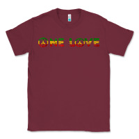 Burgundy one love rasta reggae music rastafarian lover jamaica peace t shirt Classic Tee - linhVisuals