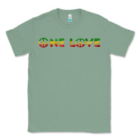 Sage one love rasta reggae music rastafarian lover jamaica peace t shirt Classic Tee - linhVisuals