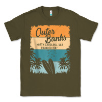 Army Green outer banks shirts men women kids obx north carolina nc gift zip hoodi Classic Tee - linhVisuals