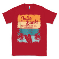 Red outer banks shirts men women kids obx north carolina nc gift zip hoodi Classic Tee - linhVisuals