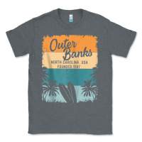 Charcoal Heather outer banks shirts men women kids obx north carolina nc gift zip hoodi Classic Tee - linhVisuals