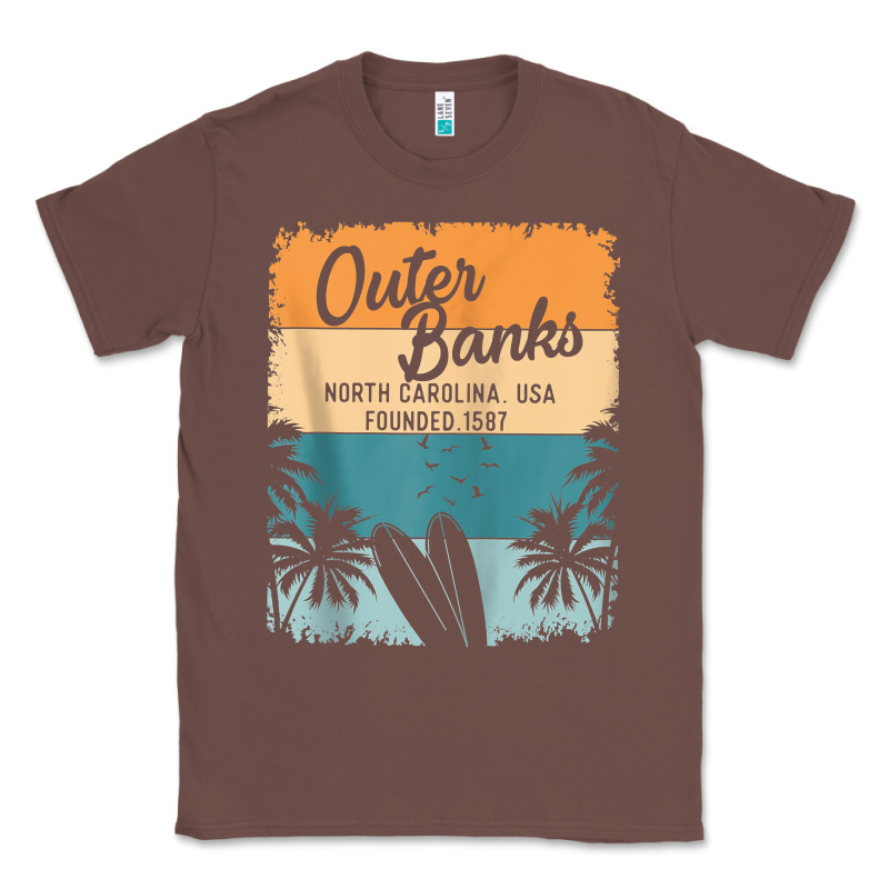 Outer Banks Shirts Men Women Kids Obx North Carolina Nc Gift Zip Hoodi Classic Tee by linhVisuals | Teevron