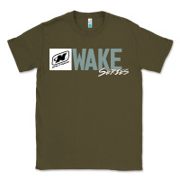 Army Green Nautique Boats Classic Tee - linhVisuals