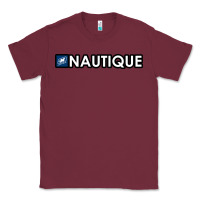 Burgundy Nautique Boats Classic Tee - linhVisuals
