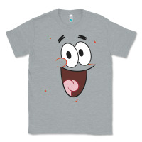 Heather Grey sponge.bob squa.re.pants patrick face portrait Classic Tee - linhVisuals