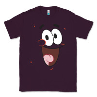 Plum sponge.bob squa.re.pants patrick face portrait Classic Tee - linhVisuals