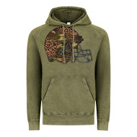 Vintage Olive American football helmet Vintage Hoodie - BarkalooDesign