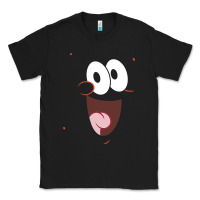 Black sponge.bob squa.re.pants patrick face portrait Classic Tee - linhVisuals