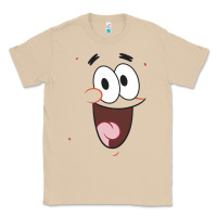 Mushroom sponge.bob squa.re.pants patrick face portrait Classic Tee - linhVisuals