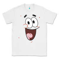 White sponge.bob squa.re.pants patrick face portrait Classic Tee - linhVisuals