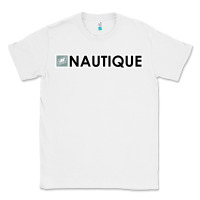 White Nautique Boats Classic Tee - linhVisuals