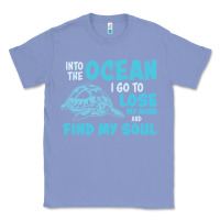 Colony Blue into the ocean i go to find my soul Classic Tee - linhVisuals