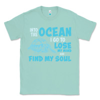 Seafoam into the ocean i go to find my soul Classic Tee - linhVisuals