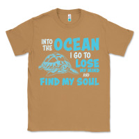 Toasted Coconut into the ocean i go to find my soul Classic Tee - linhVisuals