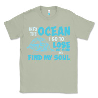 Matcha into the ocean i go to find my soul Classic Tee - linhVisuals