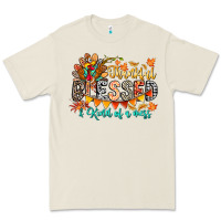 Bone Thankful Blessed Kind Of Mess Premium Tee - CowhideDigitalArt