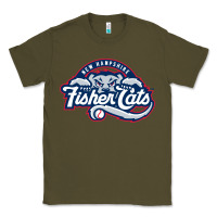 Army Green new hampshire fisher cats Classic Tee - linhVisuals