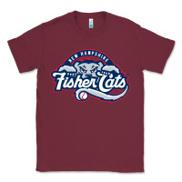 Burgundy new hampshire fisher cats Classic Tee - linhVisuals