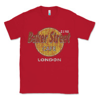 Red baker street cafe 221b london   sherlock holmes fans Classic Tee - linhVisuals