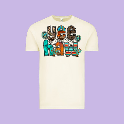 Yee Haw Vintage Tee Designed By Racoondesign