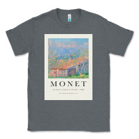 Charcoal Heather Claude Monet 1888 Classic Tee - linhVisuals