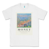 White Claude Monet 1888 Classic Tee - linhVisuals