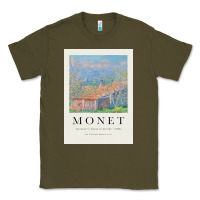 Army Green Claude Monet 1888 Classic Tee - linhVisuals