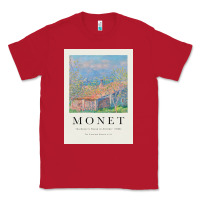 Red Claude Monet 1888 Classic Tee - linhVisuals