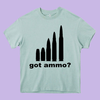 Got Ammo Heavy Core Tee Designed By Bettercallsaul