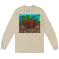 Mushroom custom cactus and sunflowers leopard turquoise Long Sleeve Tee - Artiststas