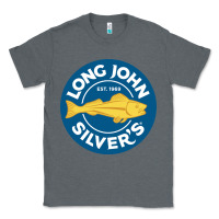 Charcoal Heather resto,  silver's Classic Tee - linhVisuals