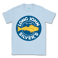 Dusty Blue resto,  silver's Classic Tee - linhVisuals